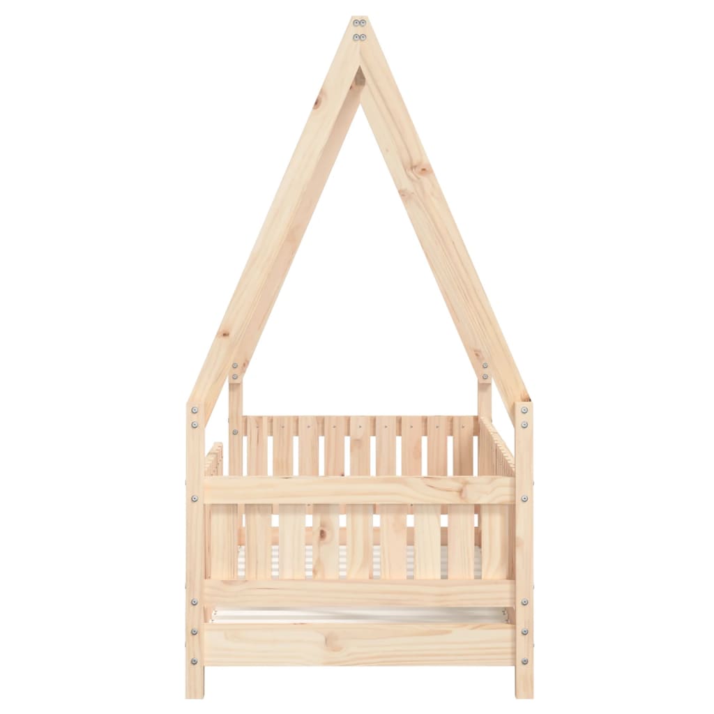 Kinderbedframe 70x140 cm massief grenenhout is nu te koop bij PeponiXL, paradijselijk wonen!