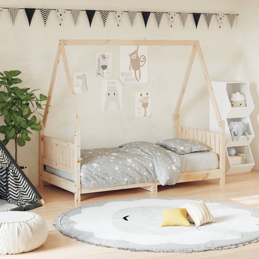 Kinderbedframe 80x160 cm massief grenenhout is nu te koop bij PeponiXL, paradijselijk wonen!