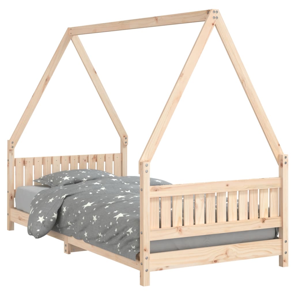 Kinderbedframe 90x190 cm massief grenenhout is nu te koop bij PeponiXL, paradijselijk wonen!