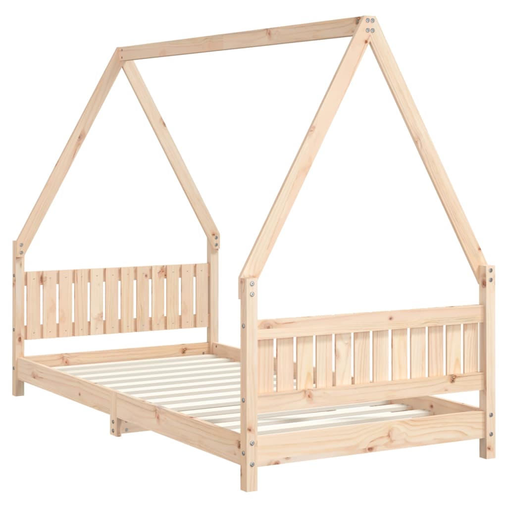 Kinderbedframe 90x190 cm massief grenenhout is nu te koop bij PeponiXL, paradijselijk wonen!