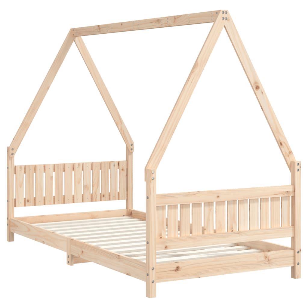 Kinderbedframe 90x190 cm massief grenenhout is nu te koop bij PeponiXL, paradijselijk wonen!