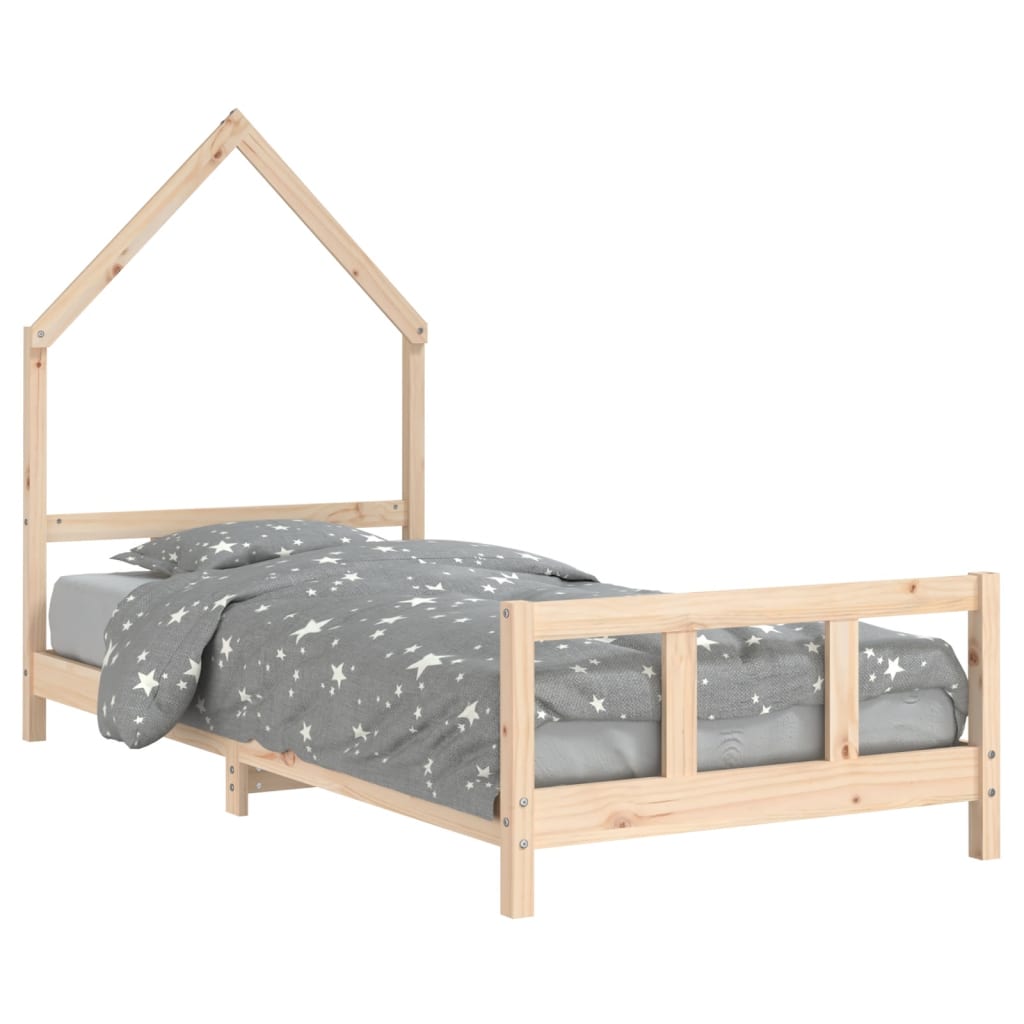 Kinderbedframe 90x190 cm massief grenenhout is nu te koop bij PeponiXL, paradijselijk wonen!