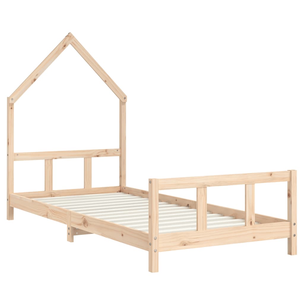 Kinderbedframe 90x190 cm massief grenenhout is nu te koop bij PeponiXL, paradijselijk wonen!