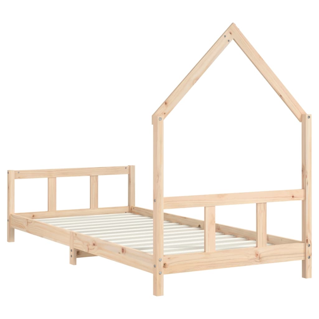 Kinderbedframe 90x190 cm massief grenenhout is nu te koop bij PeponiXL, paradijselijk wonen!