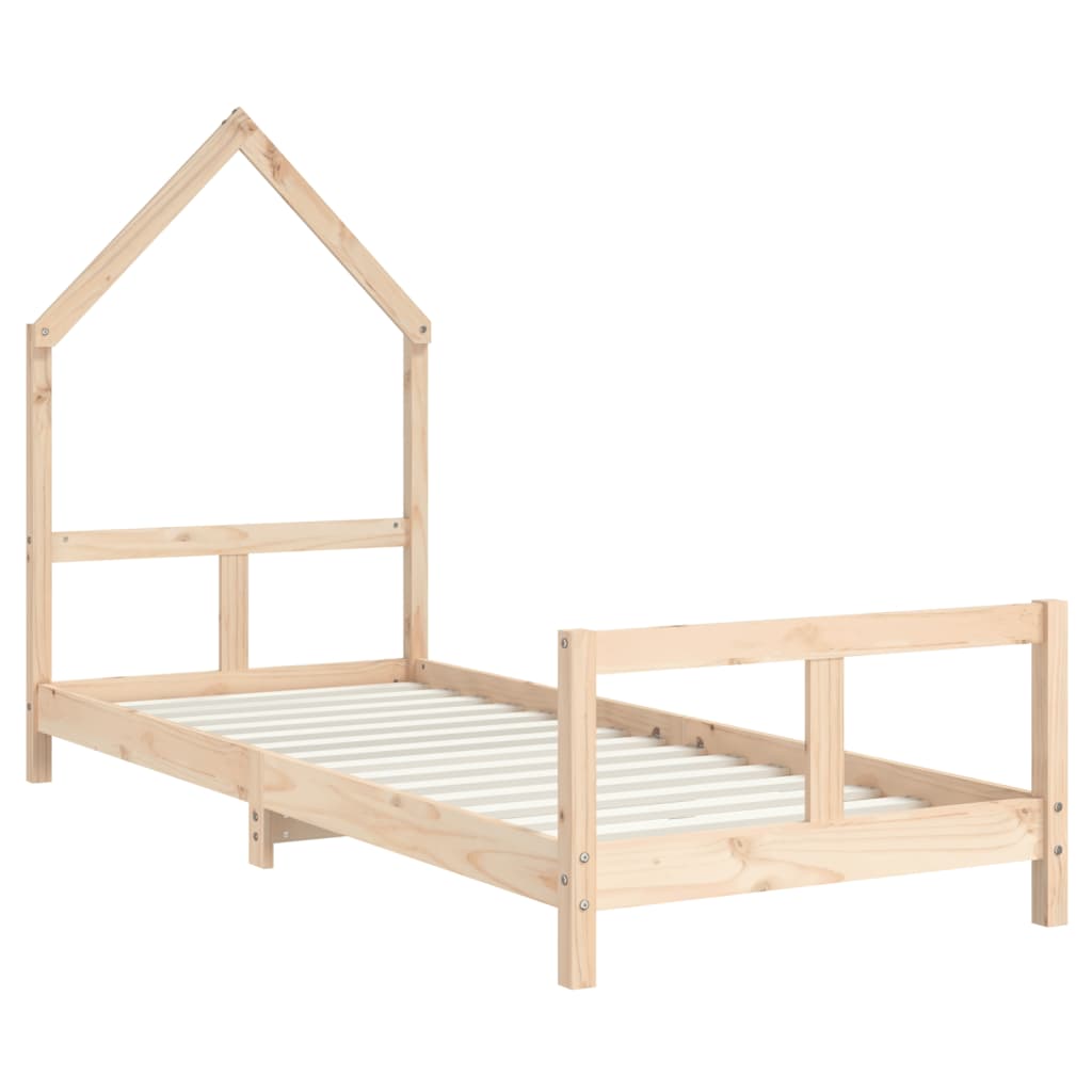 Kinderbedframe 80x200 cm massief grenenhout is nu te koop bij PeponiXL, paradijselijk wonen!