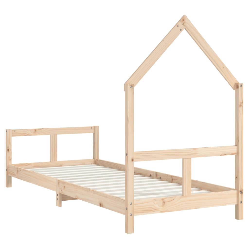 Kinderbedframe 80x200 cm massief grenenhout is nu te koop bij PeponiXL, paradijselijk wonen!