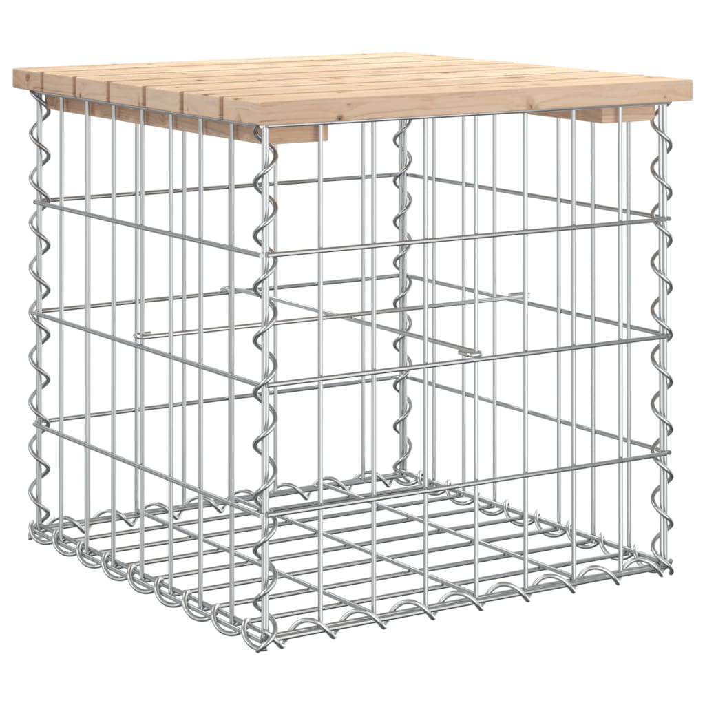 Tuinbank schanskorfontwerp 43x44x42 cm massief grenenhout is nu te koop bij PeponiXL, paradijselijk wonen!