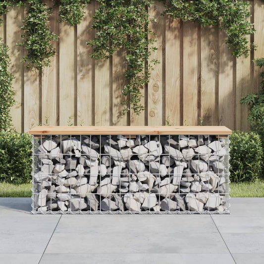 Tuinbank schanskorfontwerp 103x31,5x42 cm massief grenenhout is nu te koop bij PeponiXL, paradijselijk wonen!