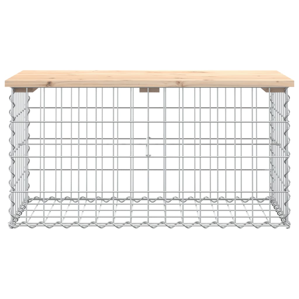 Tuinbank Schanskorfontwerp 83x44x42 cm massief grenenhout is nu te koop bij PeponiXL, paradijselijk wonen!