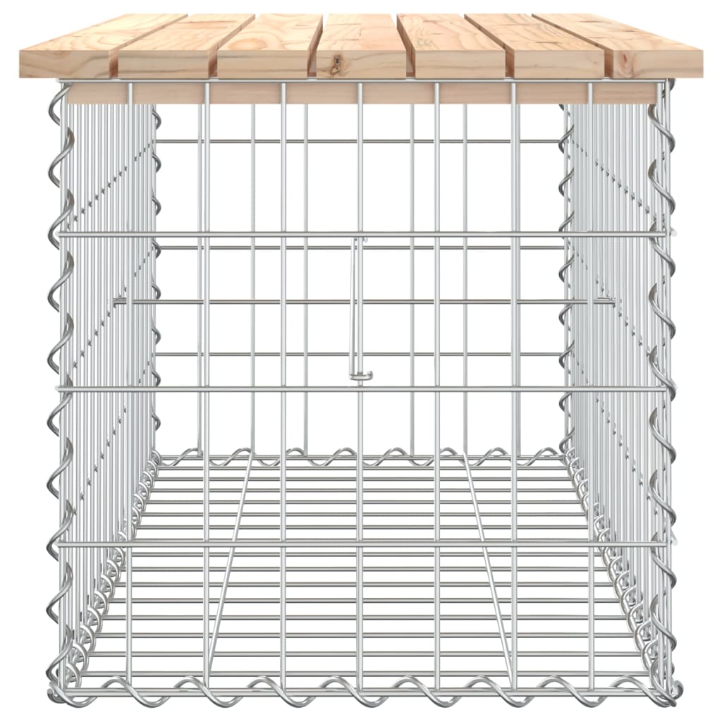 Tuinbank Schanskorfontwerp 83x44x42 cm massief grenenhout is nu te koop bij PeponiXL, paradijselijk wonen!