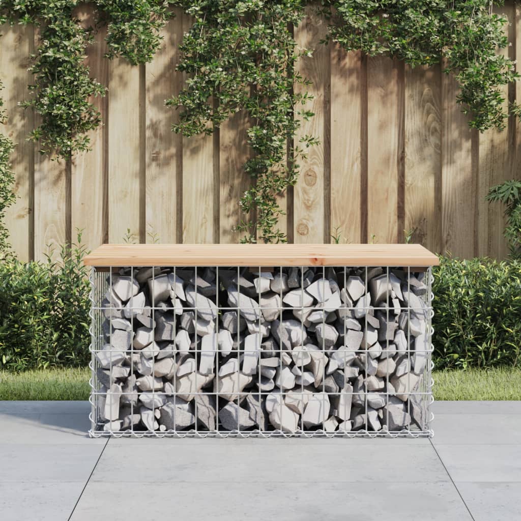 Tuinbank Schanskorfontwerp 83x44x42 cm massief grenenhout is nu te koop bij PeponiXL, paradijselijk wonen!