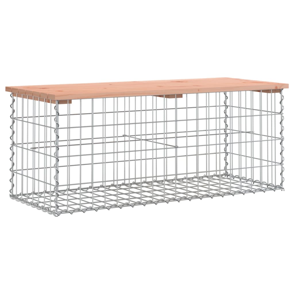 Tuinbank schanskorfontwerp 103x44x42 cm massief douglashout is nu te koop bij PeponiXL, paradijselijk wonen!