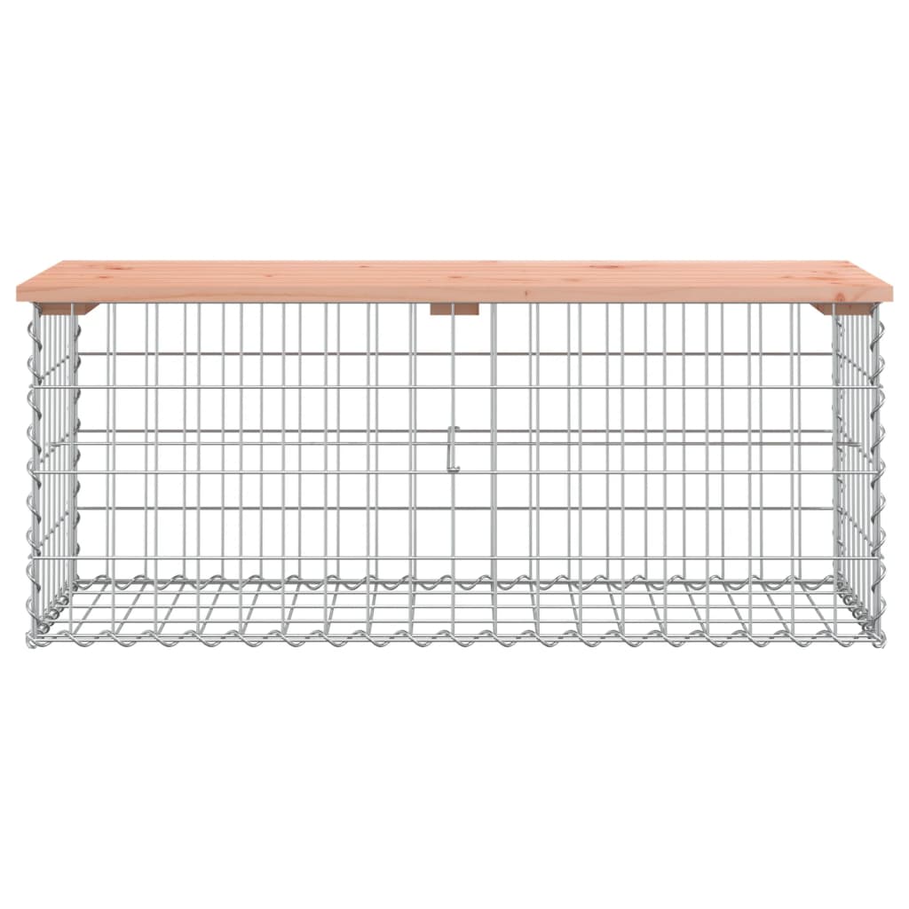 Tuinbank schanskorfontwerp 103x44x42 cm massief douglashout is nu te koop bij PeponiXL, paradijselijk wonen!
