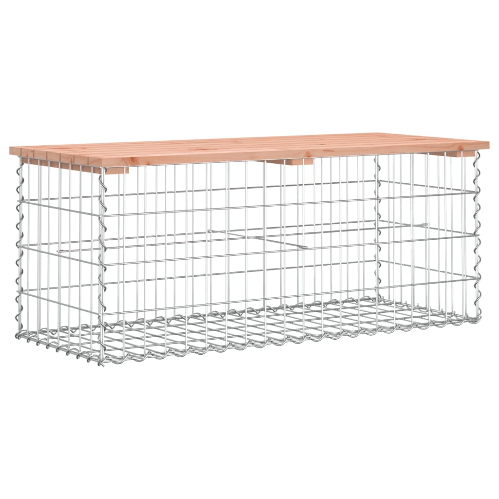 Tuinbank schanskorfontwerp 103x44x42 cm massief douglashout is nu te koop bij PeponiXL, paradijselijk wonen!