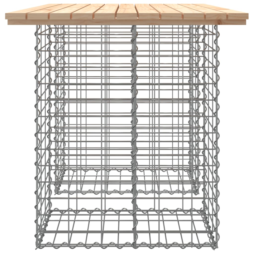 Tuintafel schanskorfontwerp 100x70x72 cm massief grenenhout is nu te koop bij PeponiXL, paradijselijk wonen!