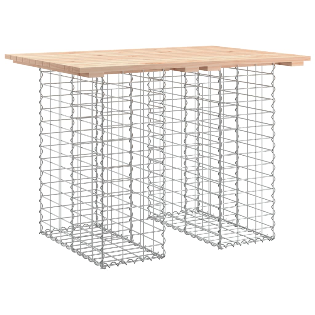 Tuintafel schanskorfontwerp 100x70x72 cm massief grenenhout is nu te koop bij PeponiXL, paradijselijk wonen!