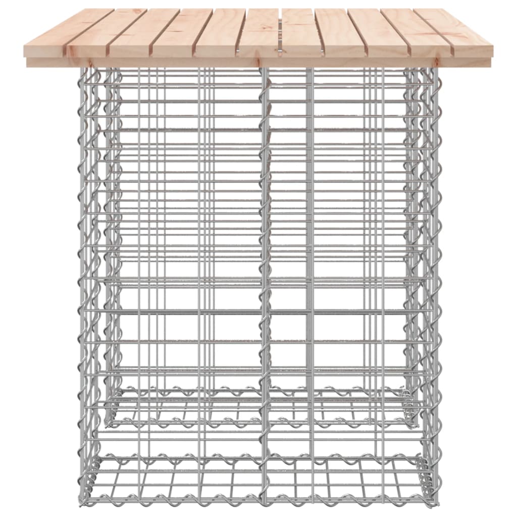 Tuintafel schanskorfontwerp 100x70x72 cm massief grenenhout is nu te koop bij PeponiXL, paradijselijk wonen!