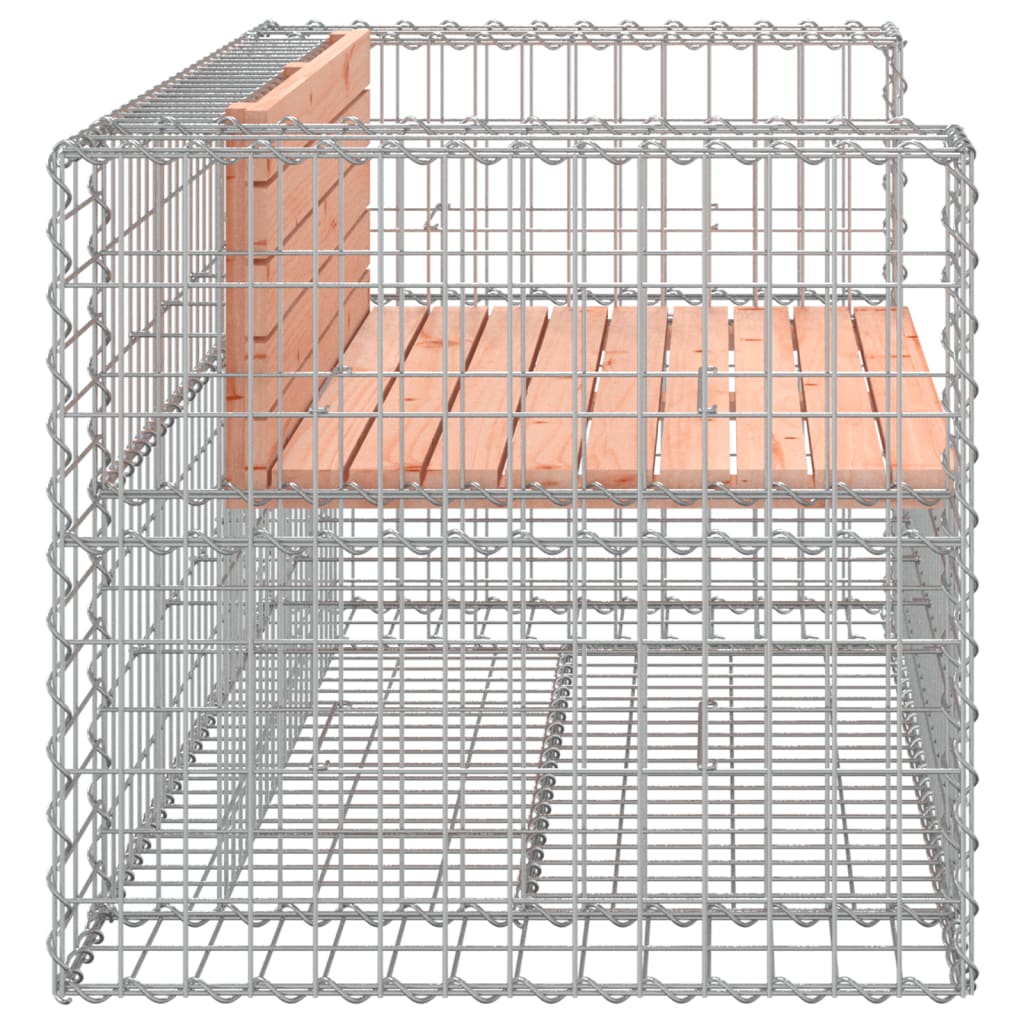 Tuinbank schanskorfontwerp 143x71x65,5 cm massief douglashout