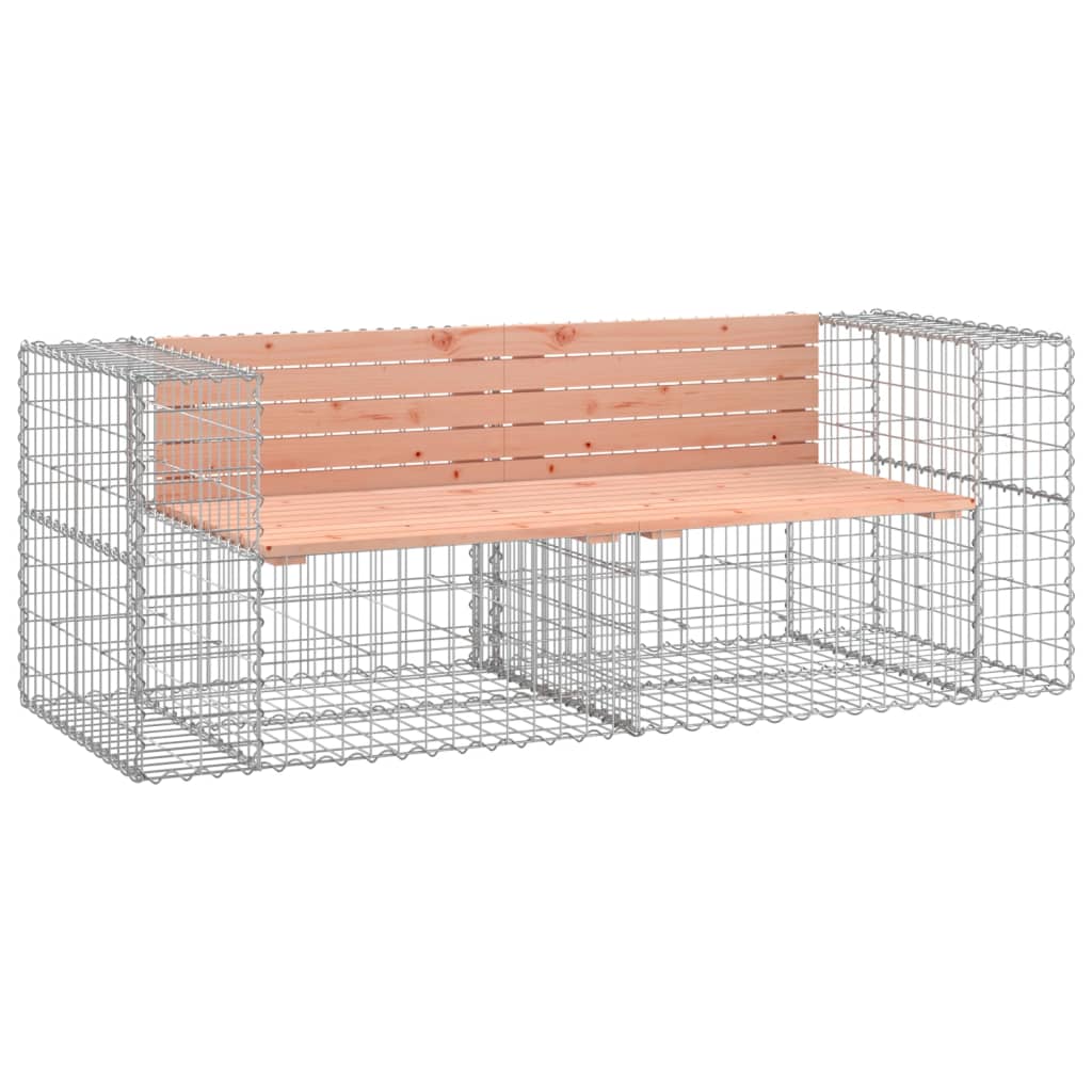 Tuinbank schanskorfontwerp 184x71x65,5 cm massief douglashout is nu te koop bij PeponiXL, paradijselijk wonen!