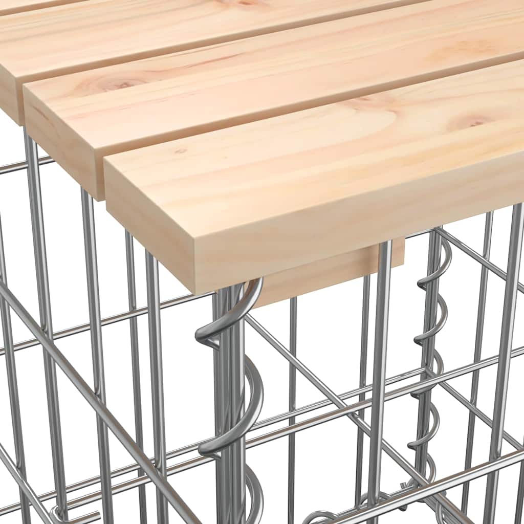 Tuinbank met schanskorf massief grenenhout is nu te koop bij PeponiXL, paradijselijk wonen!