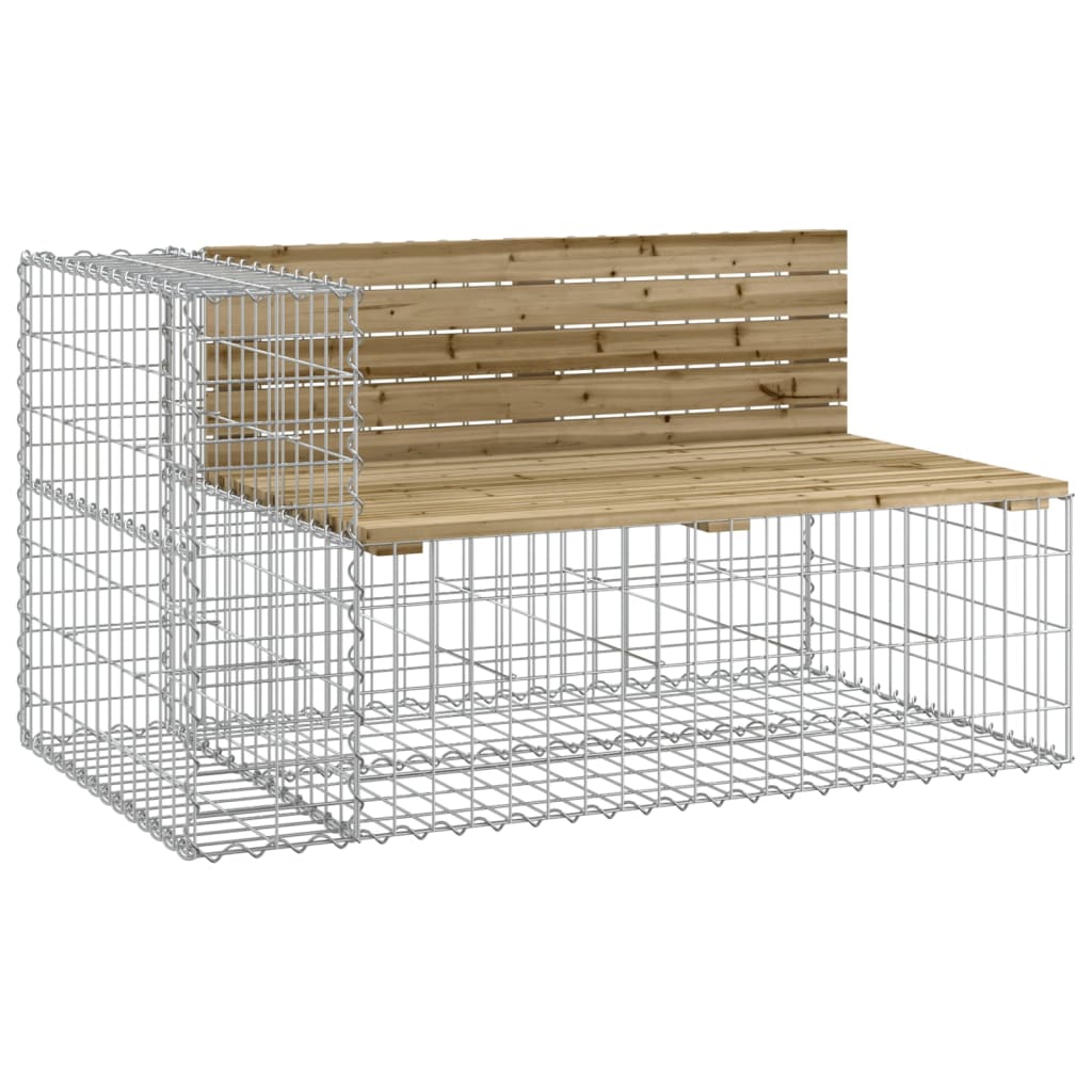 Tuinbank met schanskorf geïmpregneerd grenenhout is nu te koop bij PeponiXL, paradijselijk wonen!
