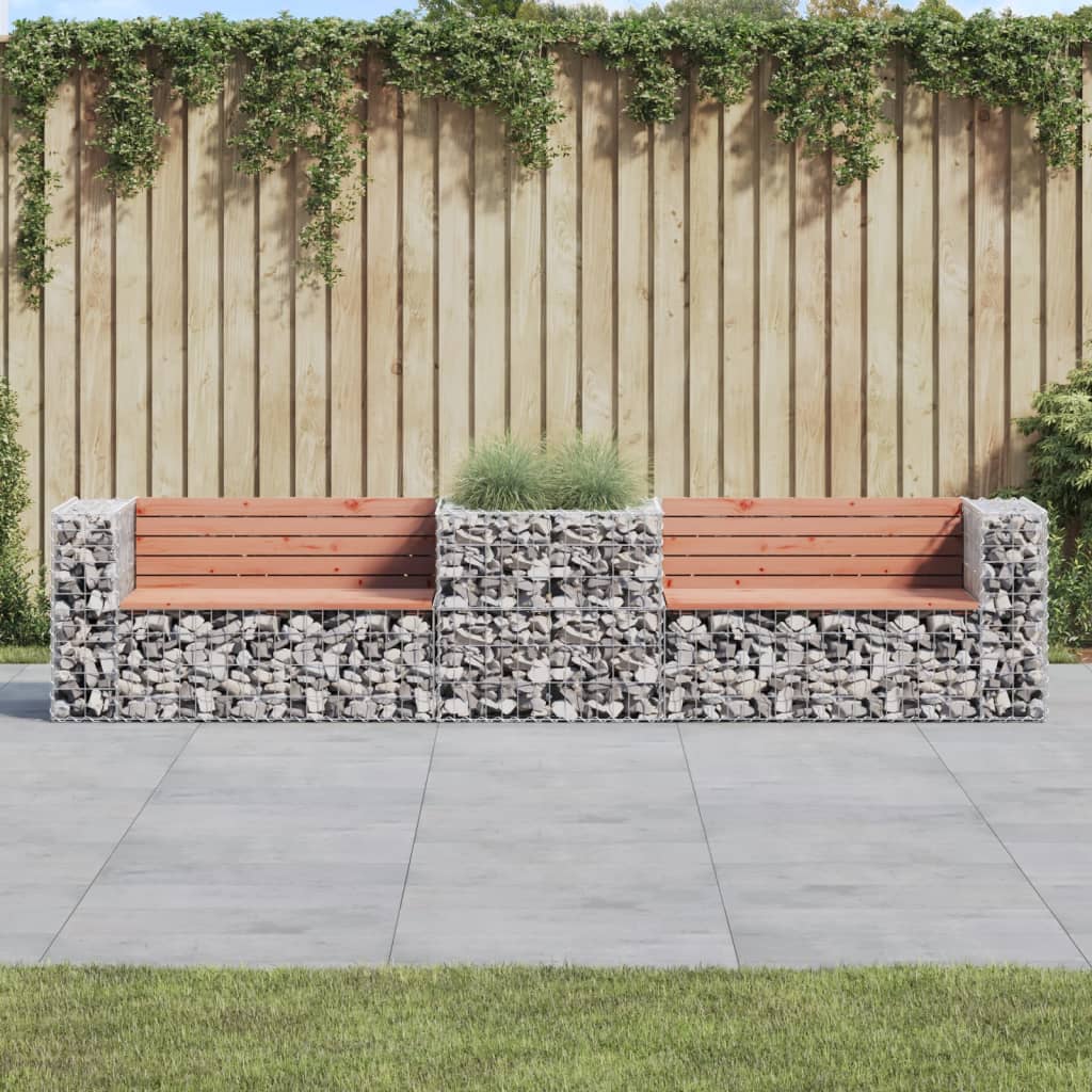 Tuinbank met schanskorf massief douglashout is nu te koop bij PeponiXL, paradijselijk wonen!