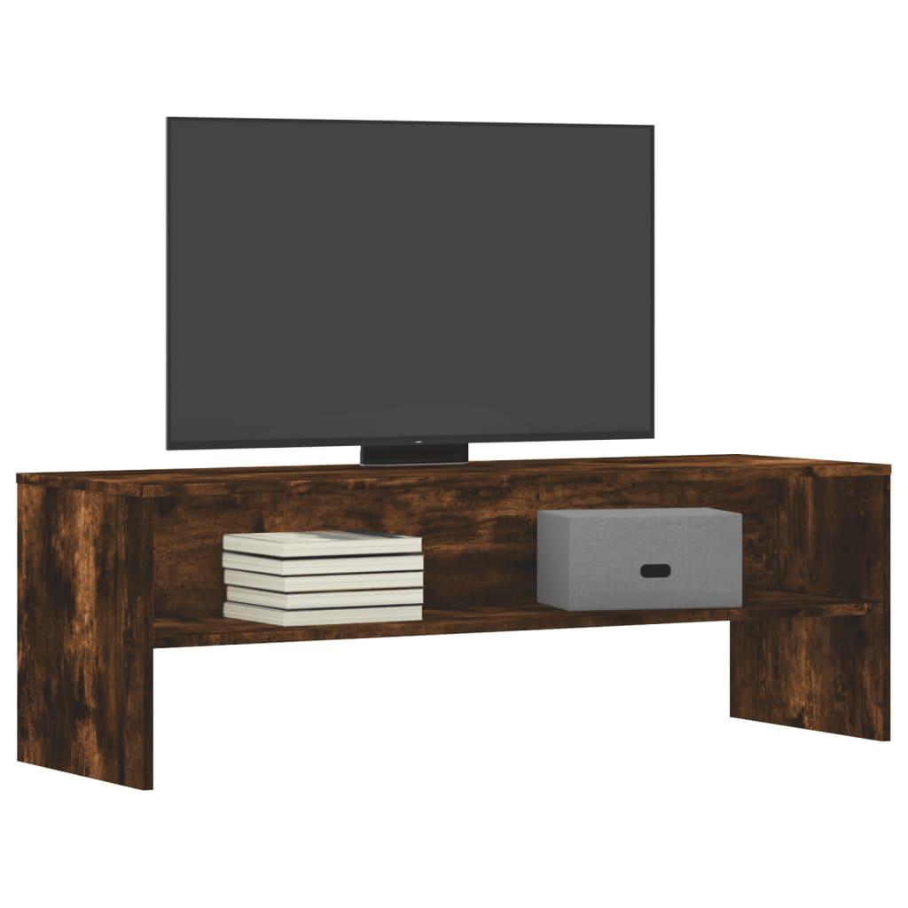 Tv-meubel 120x40x40 cm bewerkt hout gerookt eikenkleurig is nu te koop bij PeponiXL, paradijselijk wonen!
