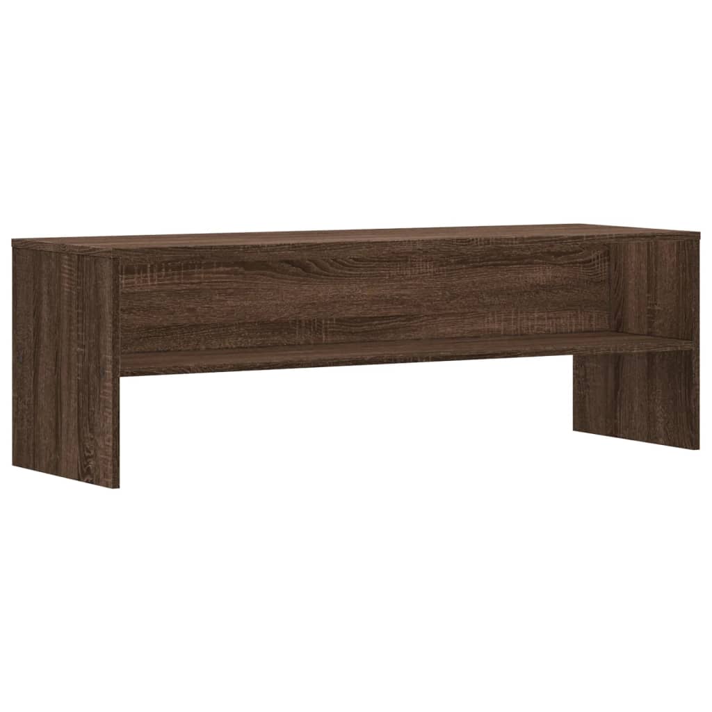 Tv-meubel 120x40x40 cm bewerkt hout bruin eikenkleurig is nu te koop bij PeponiXL, paradijselijk wonen!