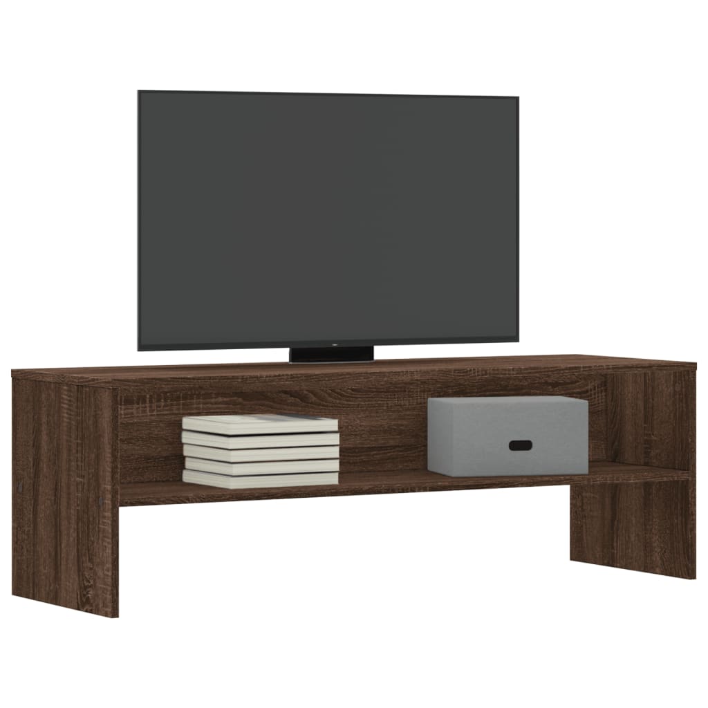 Tv-meubel 120x40x40 cm bewerkt hout bruin eikenkleurig is nu te koop bij PeponiXL, paradijselijk wonen!