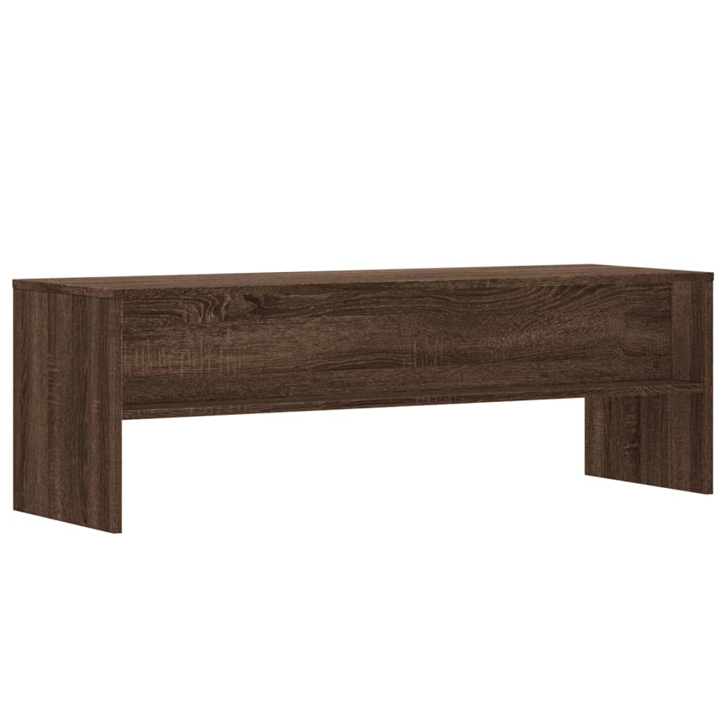 Tv-meubel 120x40x40 cm bewerkt hout bruin eikenkleurig is nu te koop bij PeponiXL, paradijselijk wonen!