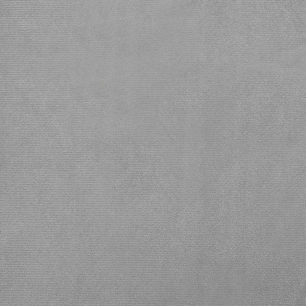 Kinderbank 60x40x30 cm fluweel lichtgrijs is nu te koop bij PeponiXL, paradijselijk wonen!