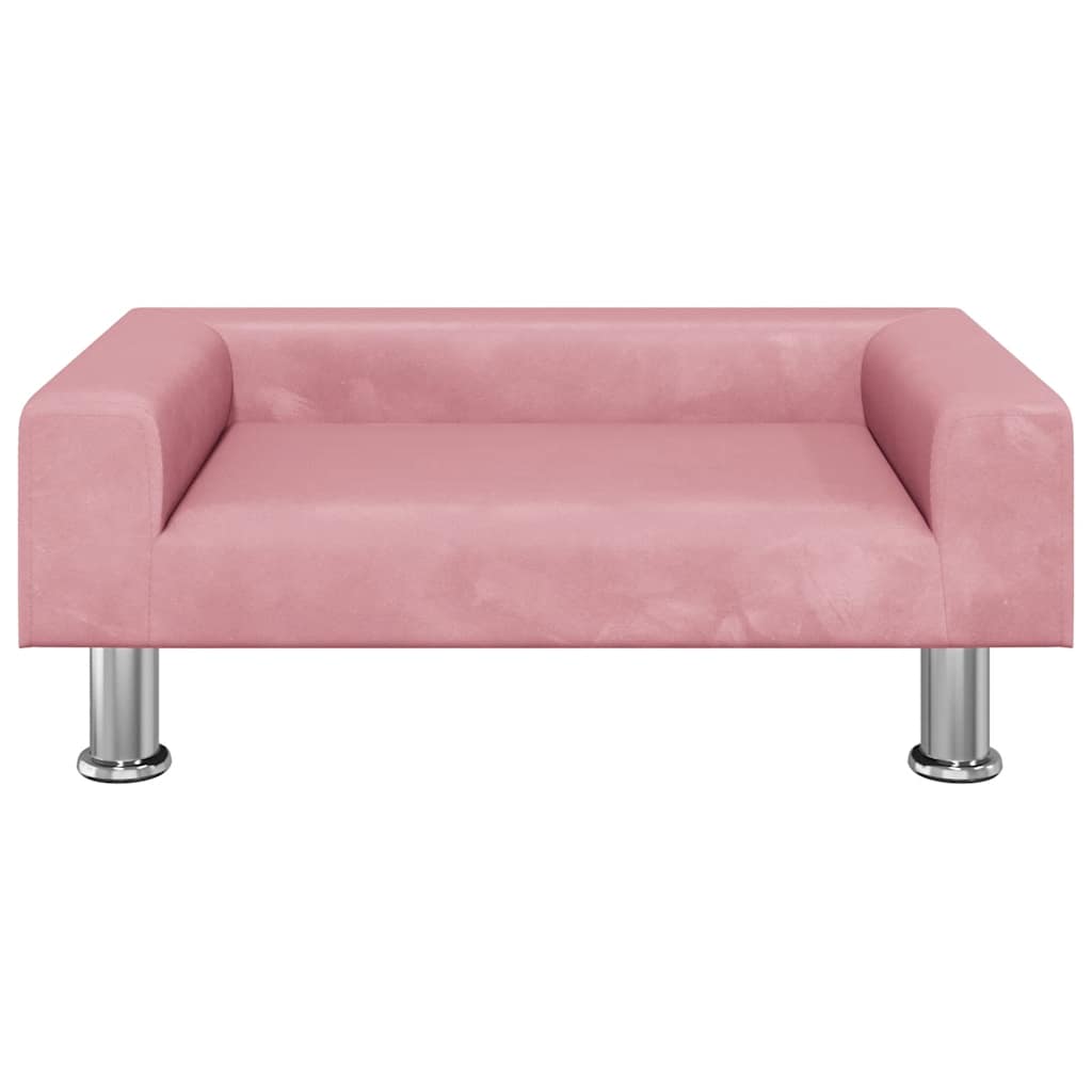 Kinderbank 70x45x26,5 cm fluweel roze is nu te koop bij PeponiXL, paradijselijk wonen!