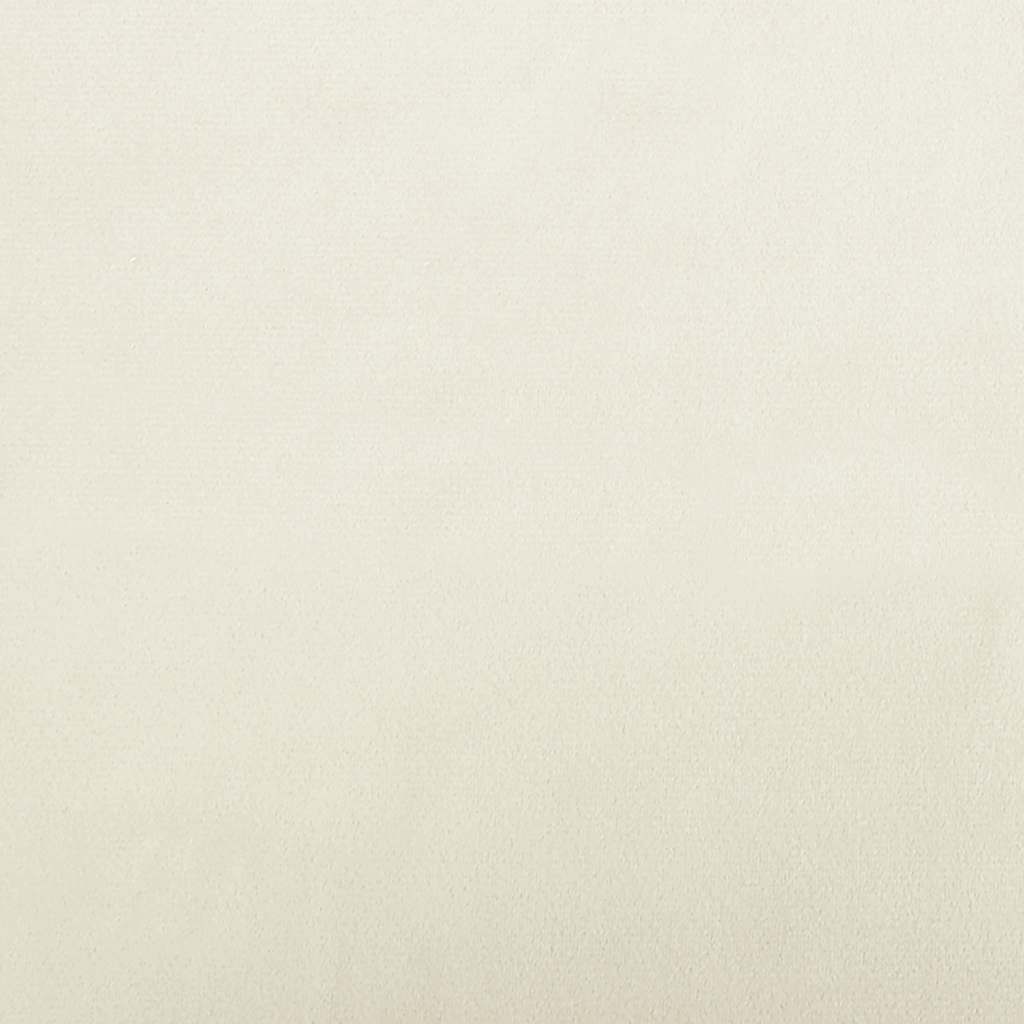 Kinderbank 70x45x26,5 cm fluweel crèmekleurig is nu te koop bij PeponiXL, paradijselijk wonen!