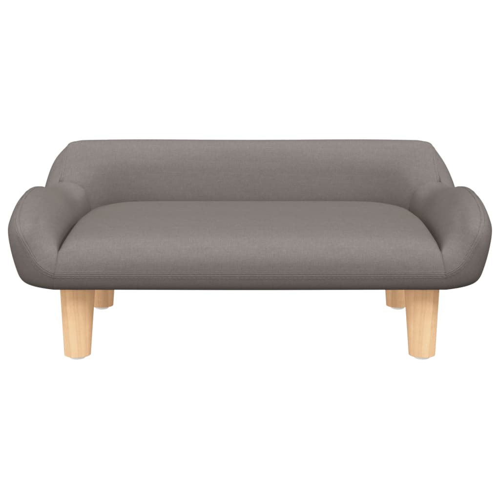 Kinderbank 70x40x24 cm stof taupe is nu te koop bij PeponiXL, paradijselijk wonen!