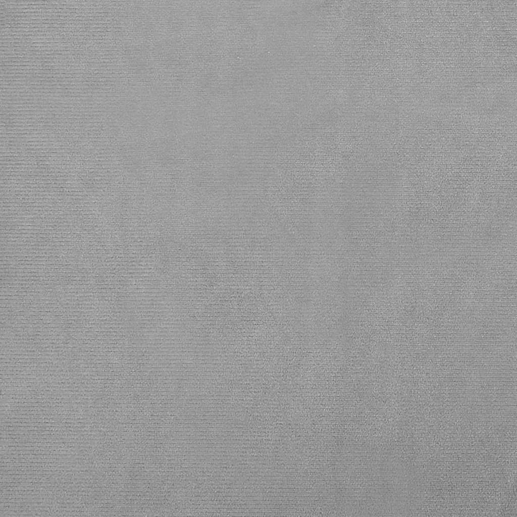 Kinderbank 70x40x24 cm fluweel lichtgrijs is nu te koop bij PeponiXL, paradijselijk wonen!