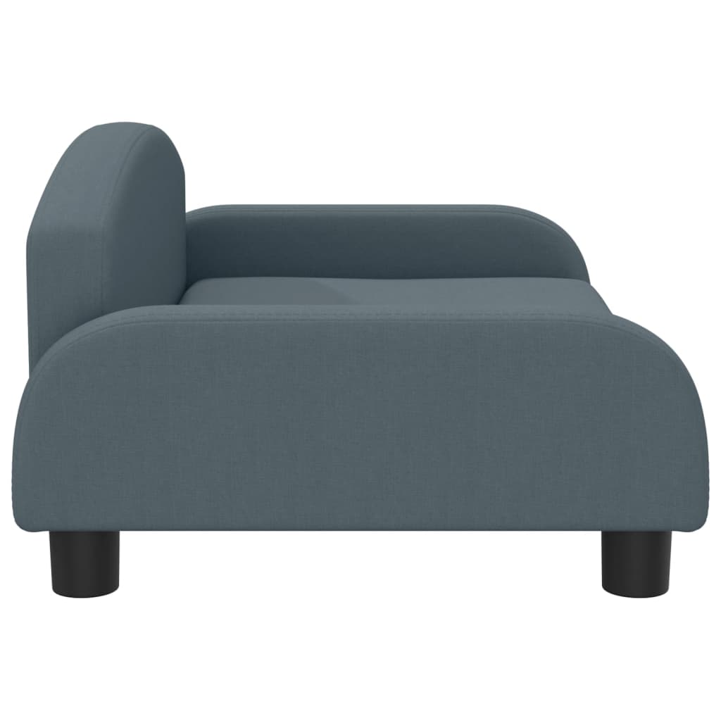 Kinderbank 70x45x30 cm stof donkergrijs is nu te koop bij PeponiXL, paradijselijk wonen!