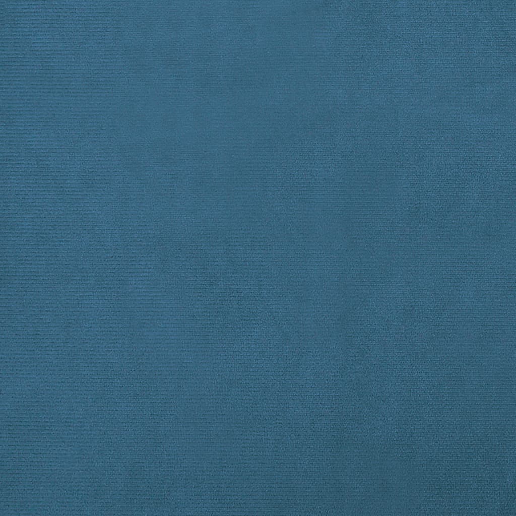Kinderbank met voetensteun 100x50x30 cm fluweel blauw is nu te koop bij PeponiXL, paradijselijk wonen!