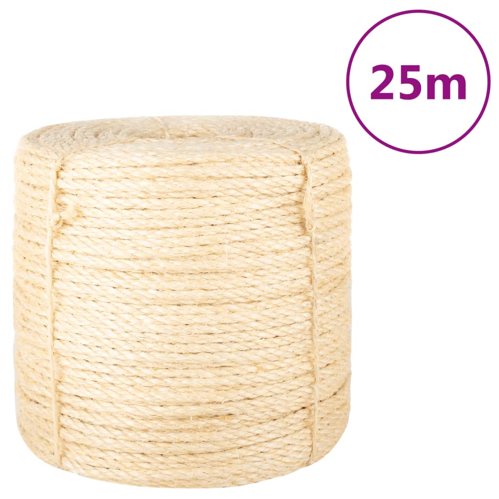 Touw 6 mm 25 m 100% sisal is nu te koop bij PeponiXL, paradijselijk wonen!