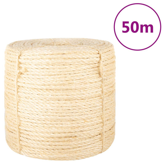 Touw 6 mm 50 m 100% sisal is nu te koop bij PeponiXL, paradijselijk wonen!