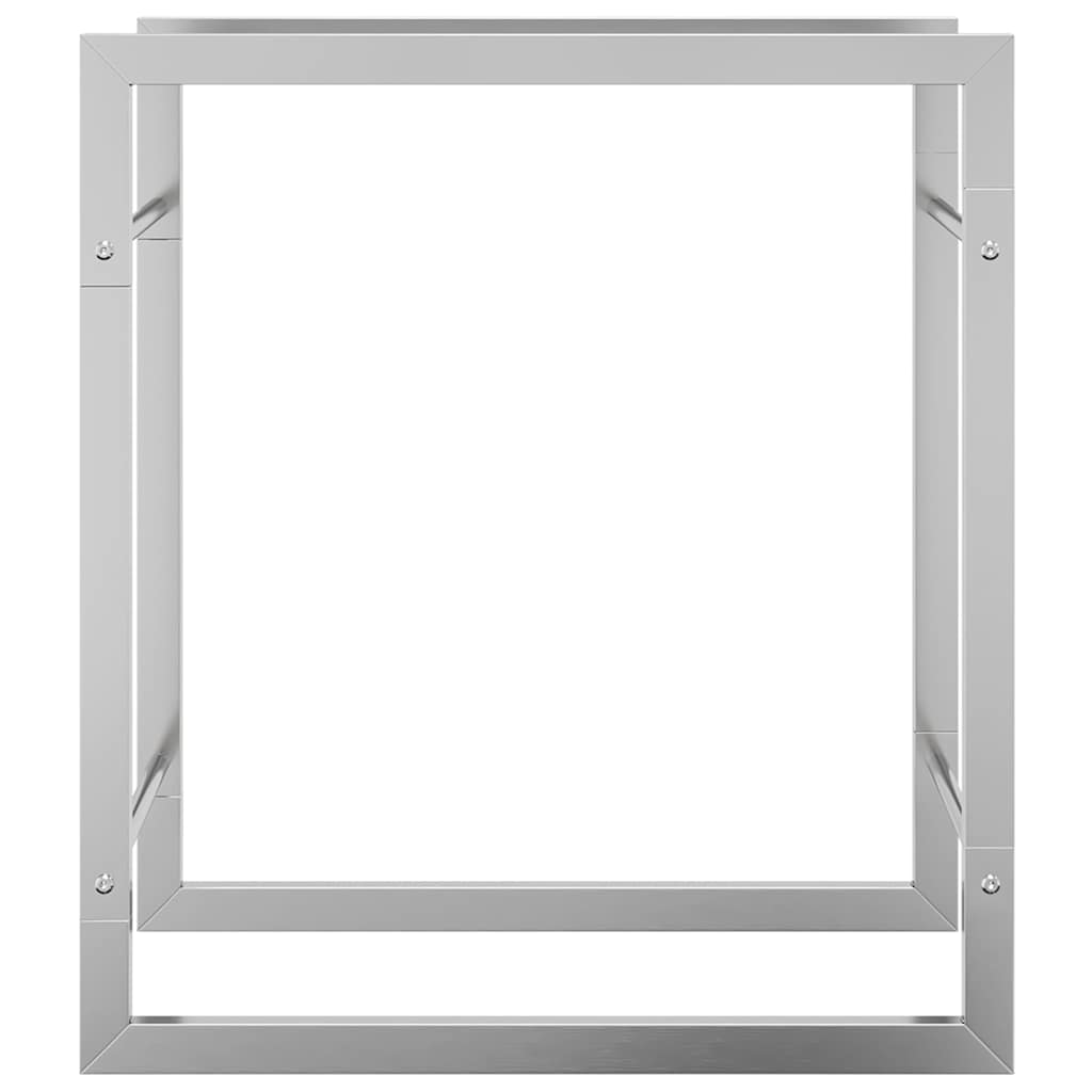 Haardhoutrek 50x28x56 cm roestvrij staal is nu te koop bij PeponiXL, paradijselijk wonen!