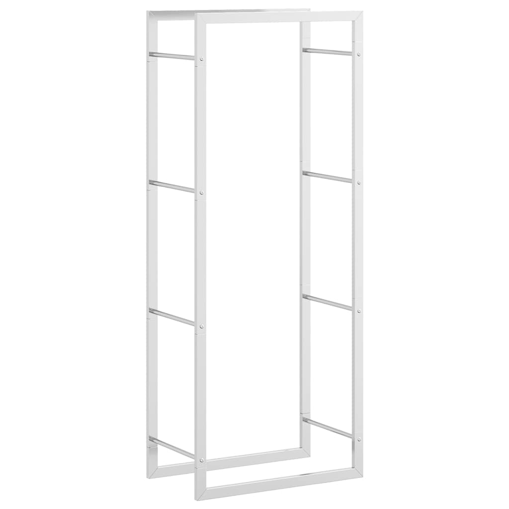 Haardhoutrek 50x28x132 cm roestvrij staal is nu te koop bij PeponiXL, paradijselijk wonen!
