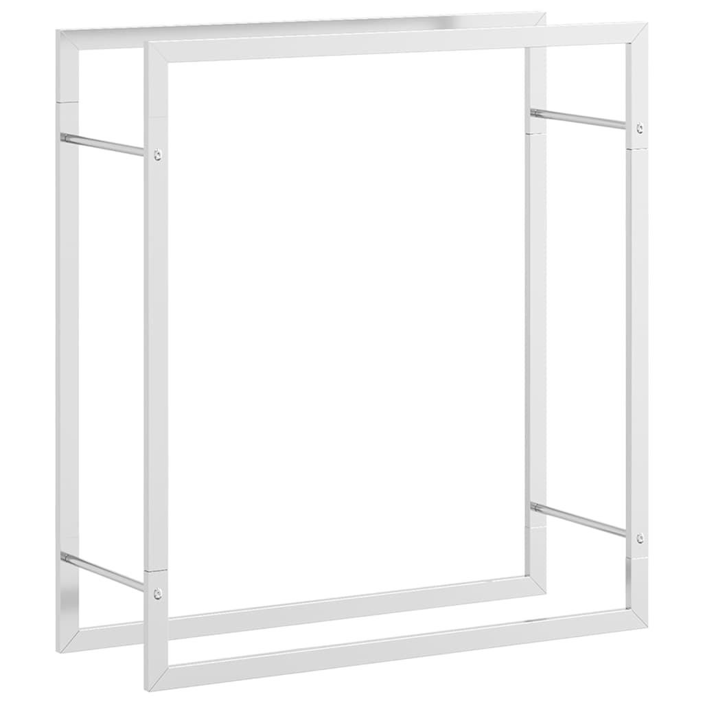 Haardhoutrek 80x28x86 cm roestvrij staal is nu te koop bij PeponiXL, paradijselijk wonen!