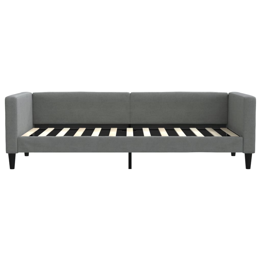 Slaapbank met matras 80x200 cm stof donkergrijs is nu te koop bij PeponiXL, paradijselijk wonen!