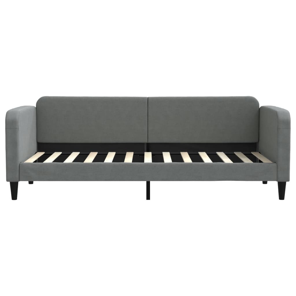 Slaapbank met matras 80x200 cm stof donkergrijs is nu te koop bij PeponiXL, paradijselijk wonen!