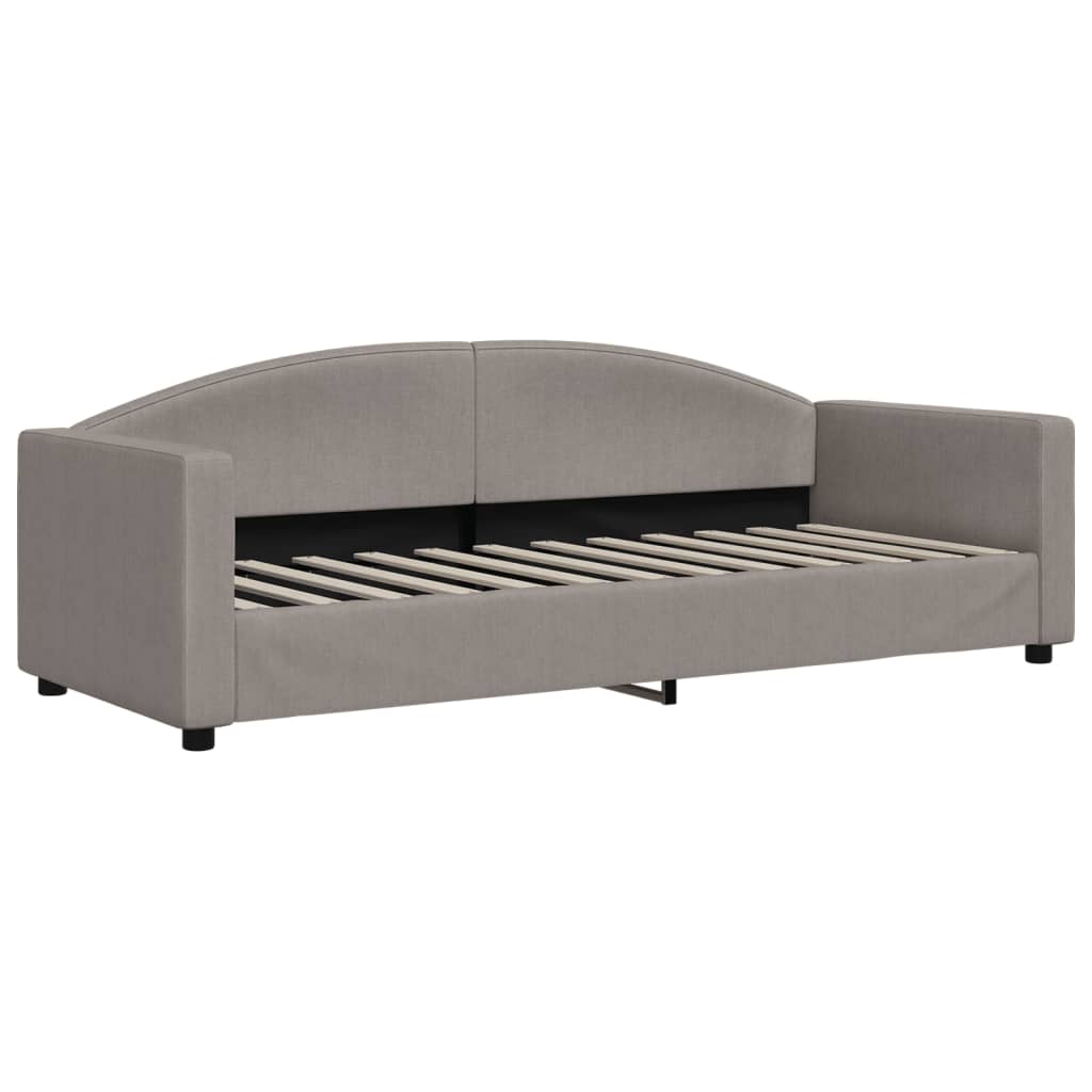 Slaapbank met matras 80x200 cm stof taupe is nu te koop bij PeponiXL, paradijselijk wonen!