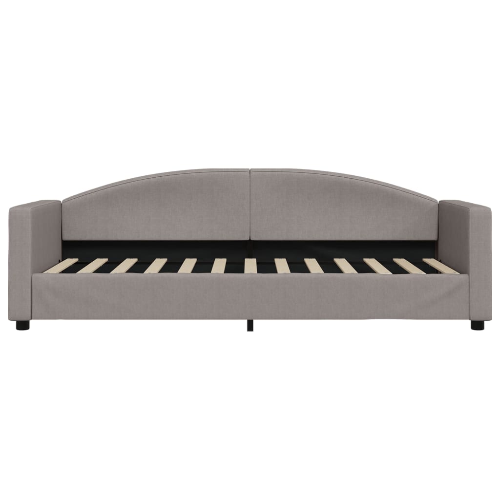 Slaapbank met matras 80x200 cm stof taupe is nu te koop bij PeponiXL, paradijselijk wonen!