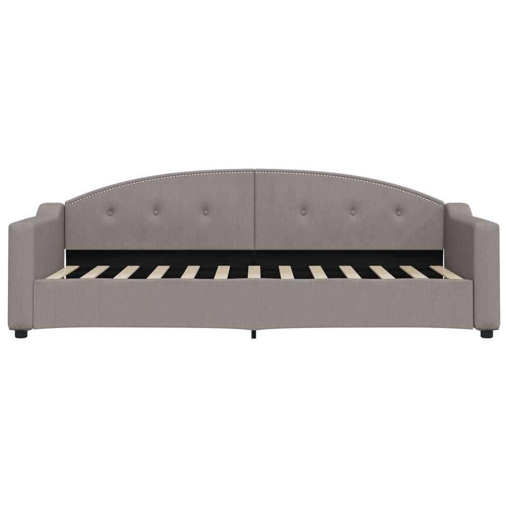 Slaapbank met matras 80x200 cm stof taupe is nu te koop bij PeponiXL, paradijselijk wonen!