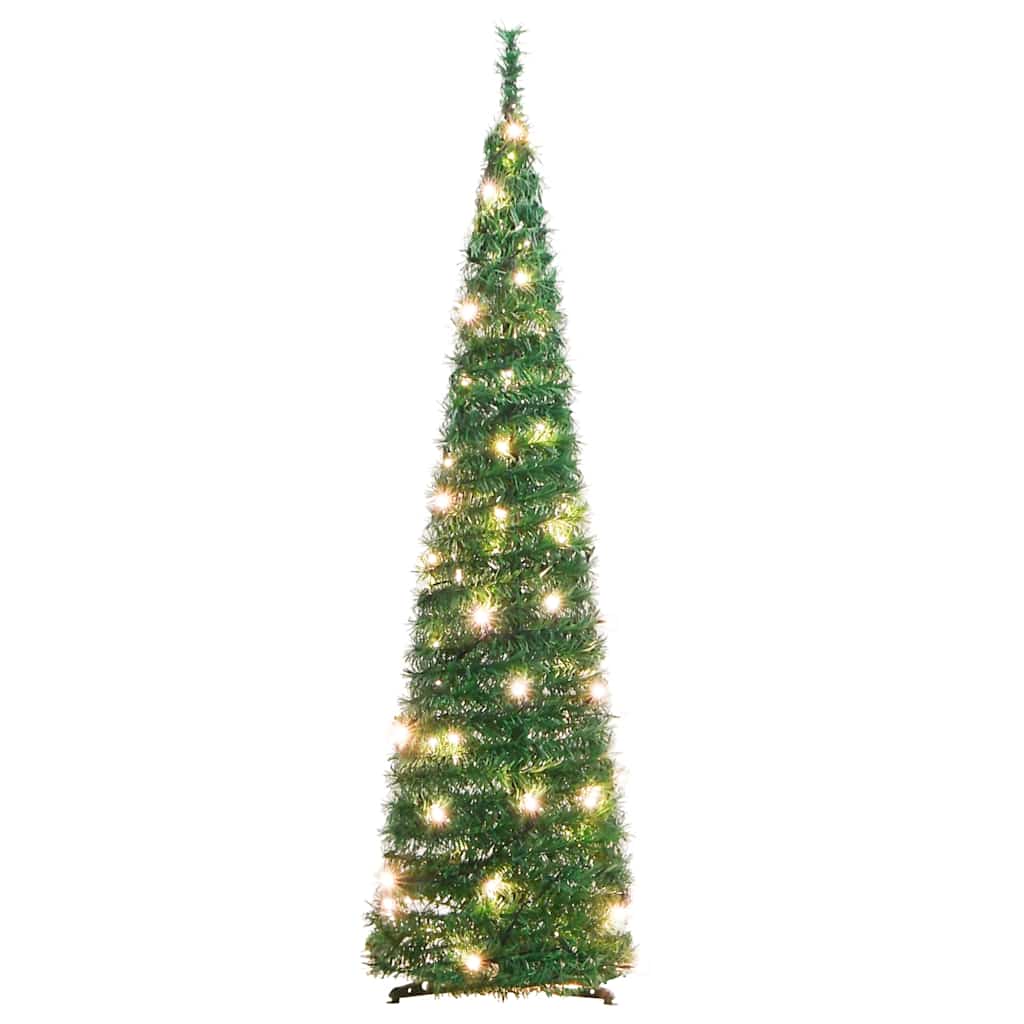Kunstkerstboom pop-up 50 LED's 120 cm groen is nu te koop bij PeponiXL, paradijselijk wonen!