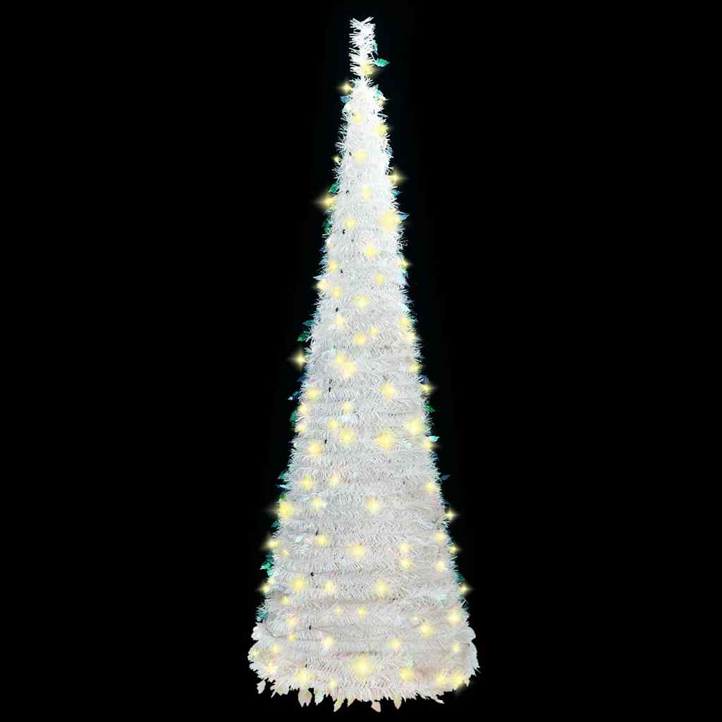 Kunstkerstboom pop-up 150 LED's 180 cm wit is nu te koop bij PeponiXL, paradijselijk wonen!