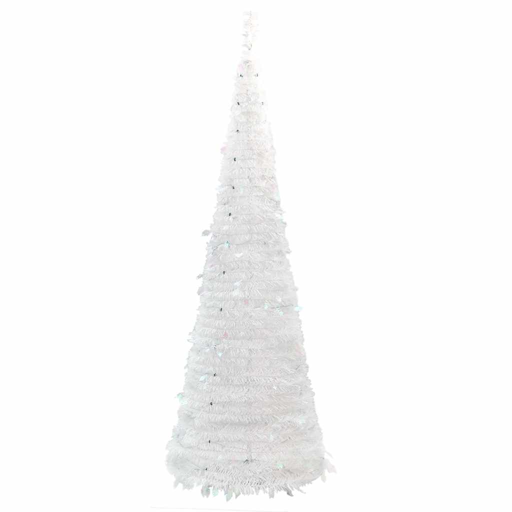 Kunstkerstboom pop-up 150 LED's 180 cm wit is nu te koop bij PeponiXL, paradijselijk wonen!